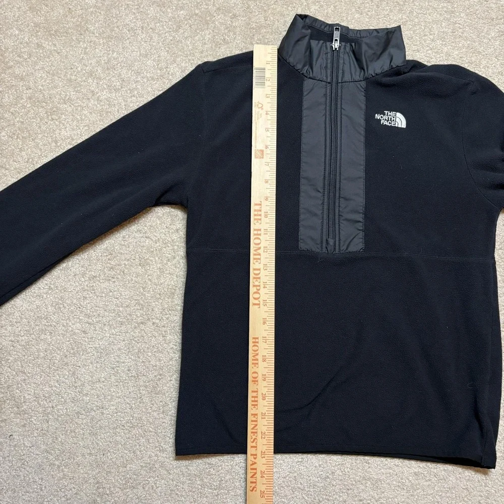 The North Face Jacket Teen XL 14-16 Black Fleece 1/4 Zip‎ Pullover NF0A7WQPJK3
